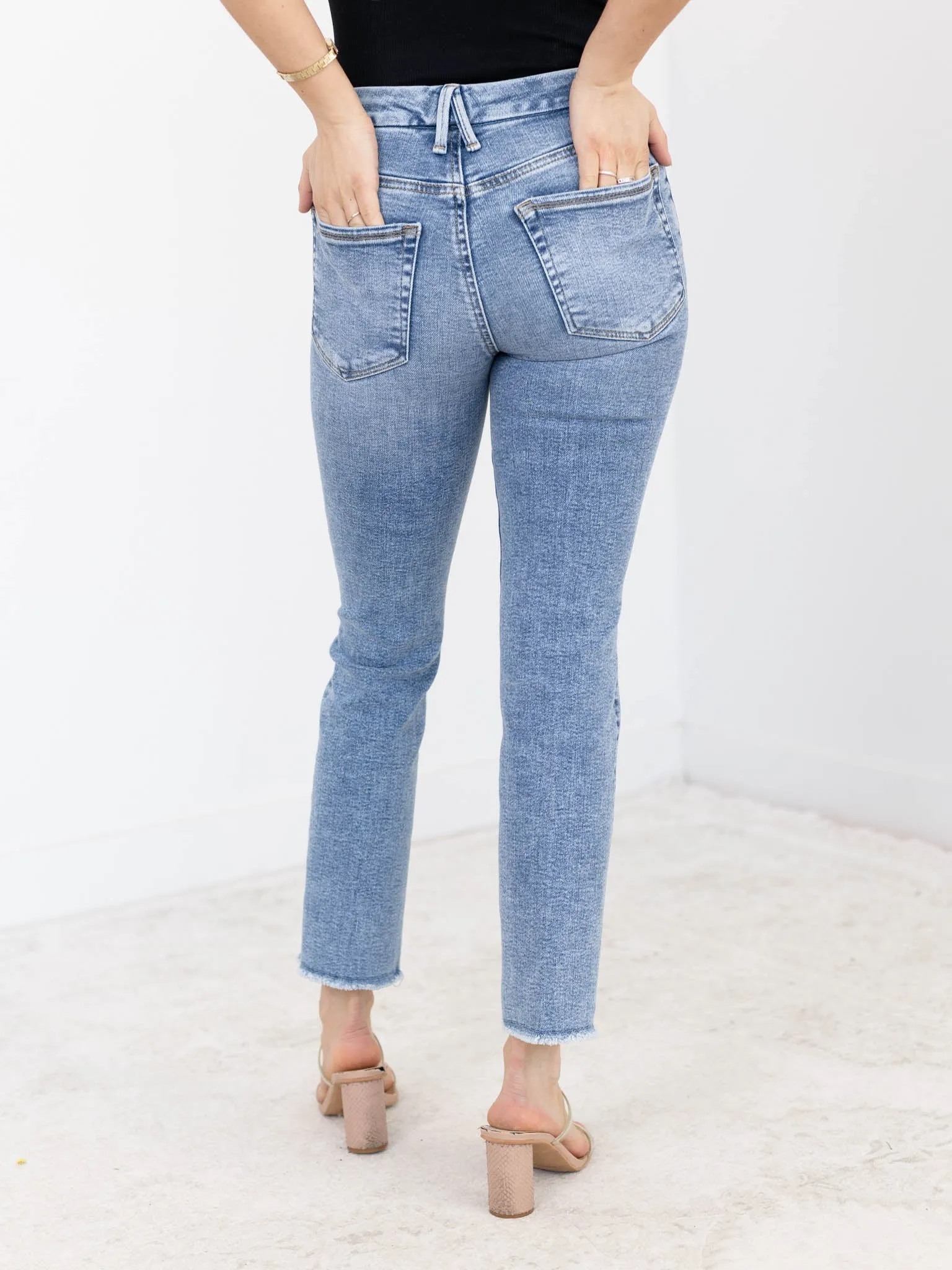 Good American Good Legs Destruct Straight