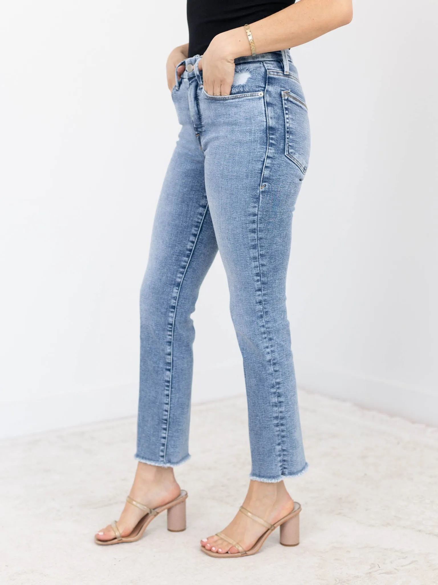 Good American Good Legs Destruct Straight