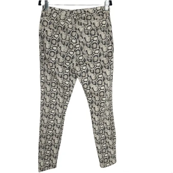 Good American Womens Jeans Good Legs Snake Print High Rise Skinny Pants Size 12