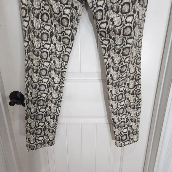 Good American Womens Jeans Good Legs Snake Print High Rise Skinny Pants Size 12