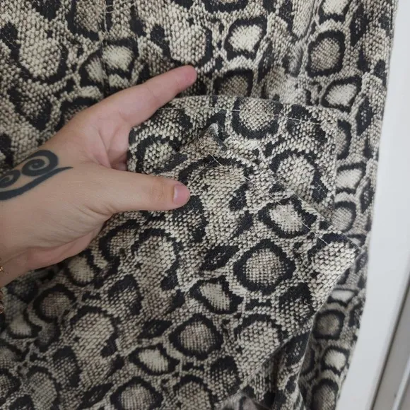 Good American Womens Jeans Good Legs Snake Print High Rise Skinny Pants Size 12