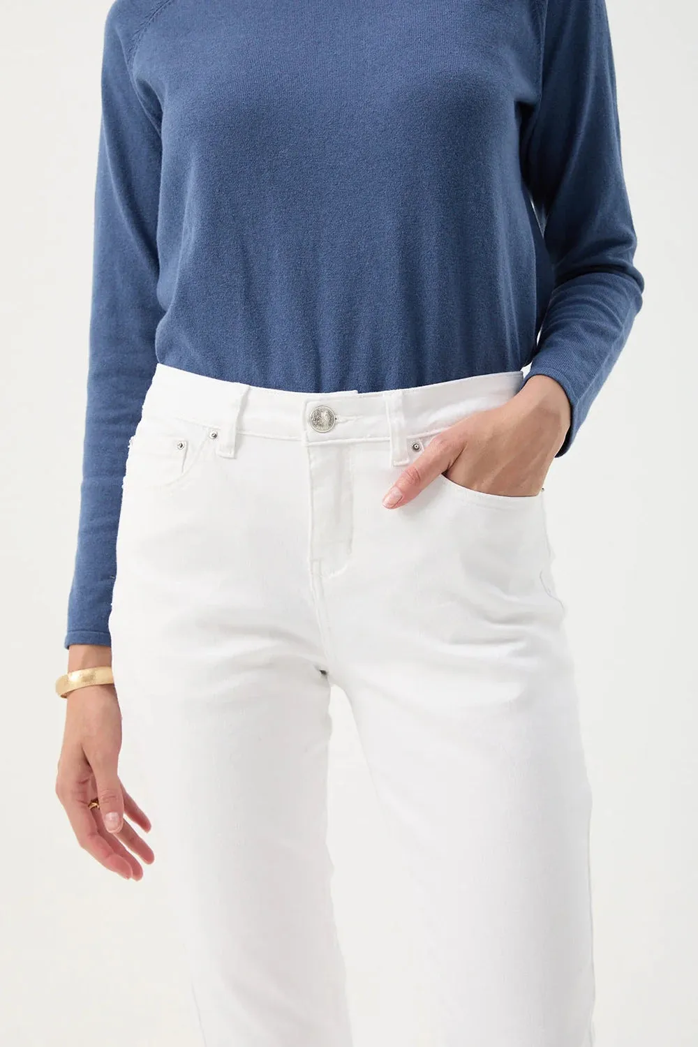 Goondiwindi 5 Pocket Jean in White 5173