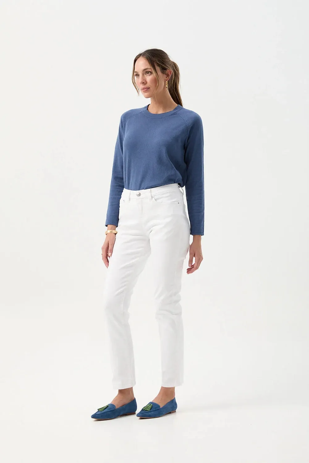 Goondiwindi 5 Pocket Jean in White 5173
