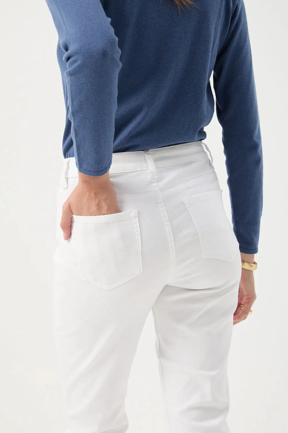 Goondiwindi 5 Pocket Jean in White 5173