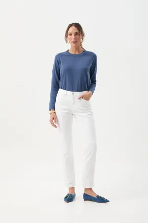 Goondiwindi 5 Pocket Jean in White 5173