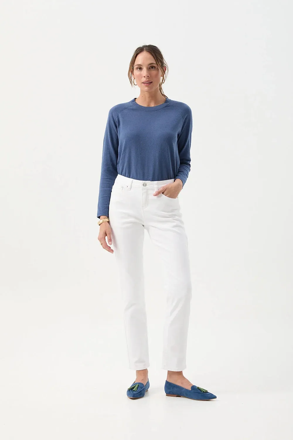 Goondiwindi 5 Pocket Jean in White 5173