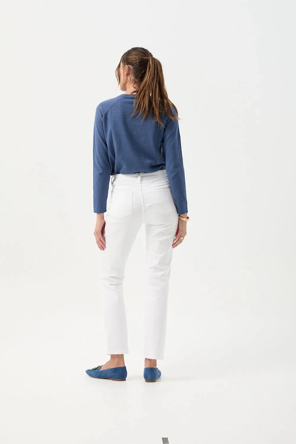 Goondiwindi 5 Pocket Jean in White 5173
