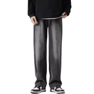 Gradient Black Straight Leg Jeans