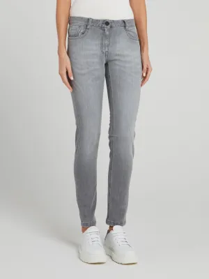 Grey Denim Skinny Jeans