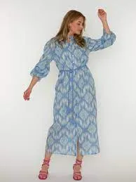 Gwen Dress in Indigo