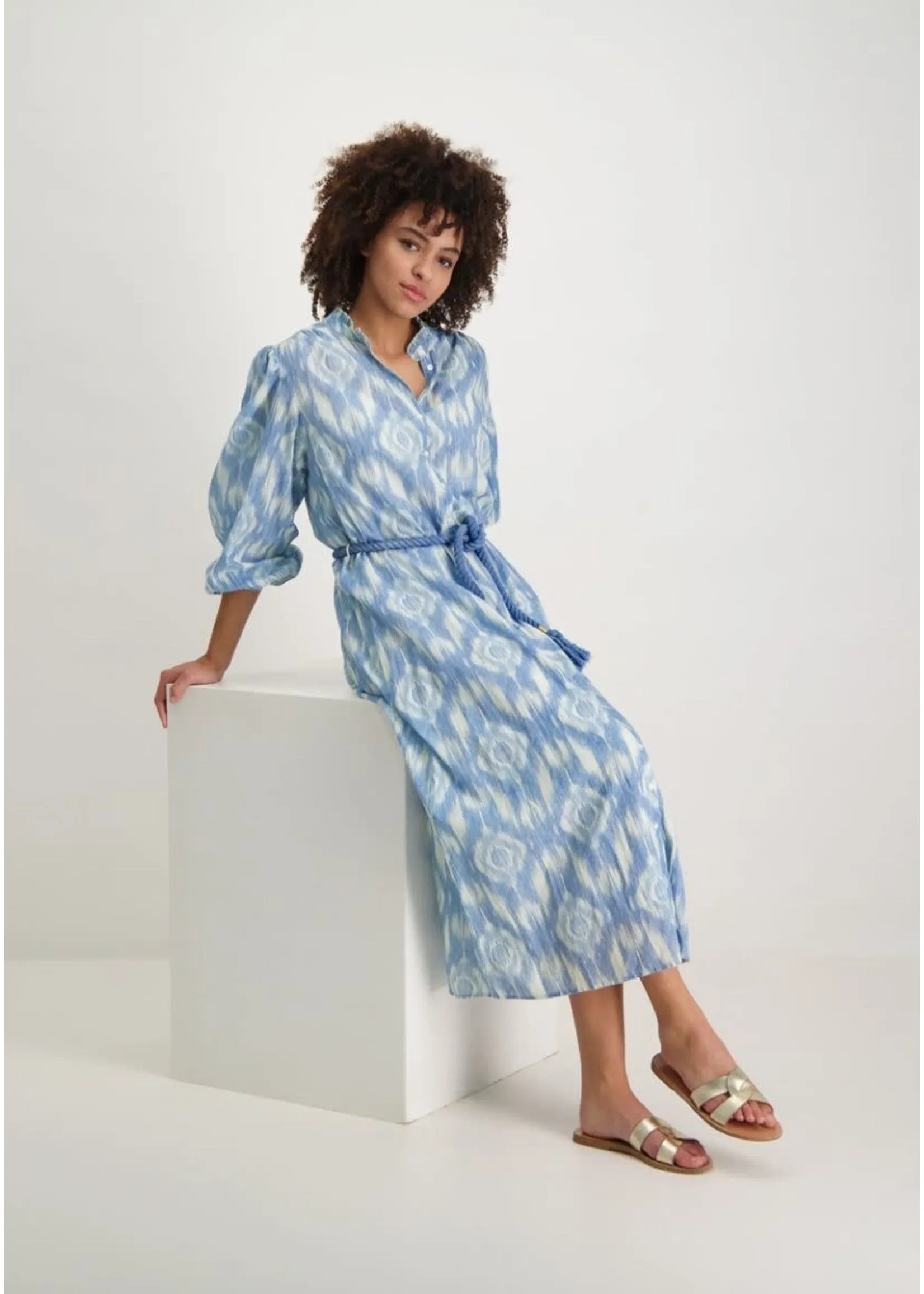 Gwen Dress in Indigo