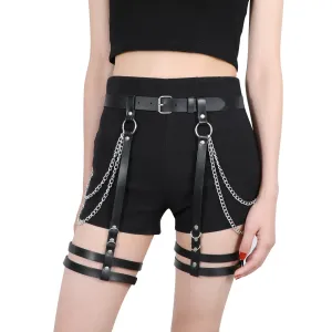Halloween Bondage Body Chain Women Rave Wear Body Harness Body Chain