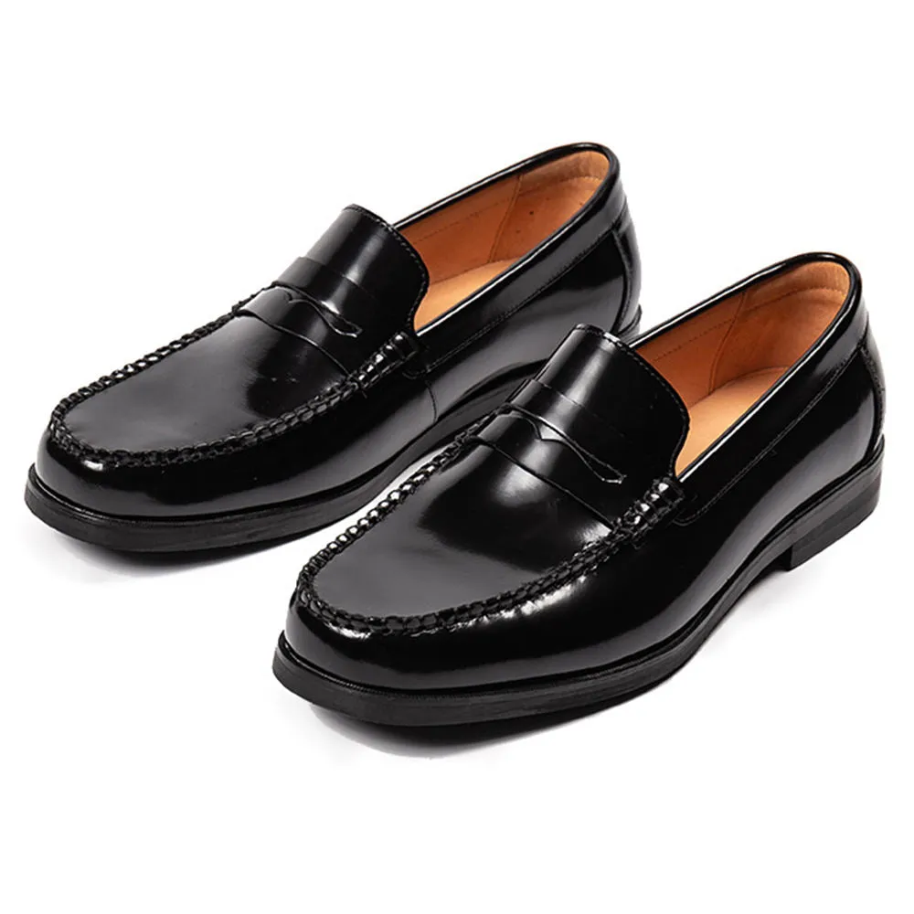 Handmade Full Grain Leather Penny Loafers for Men