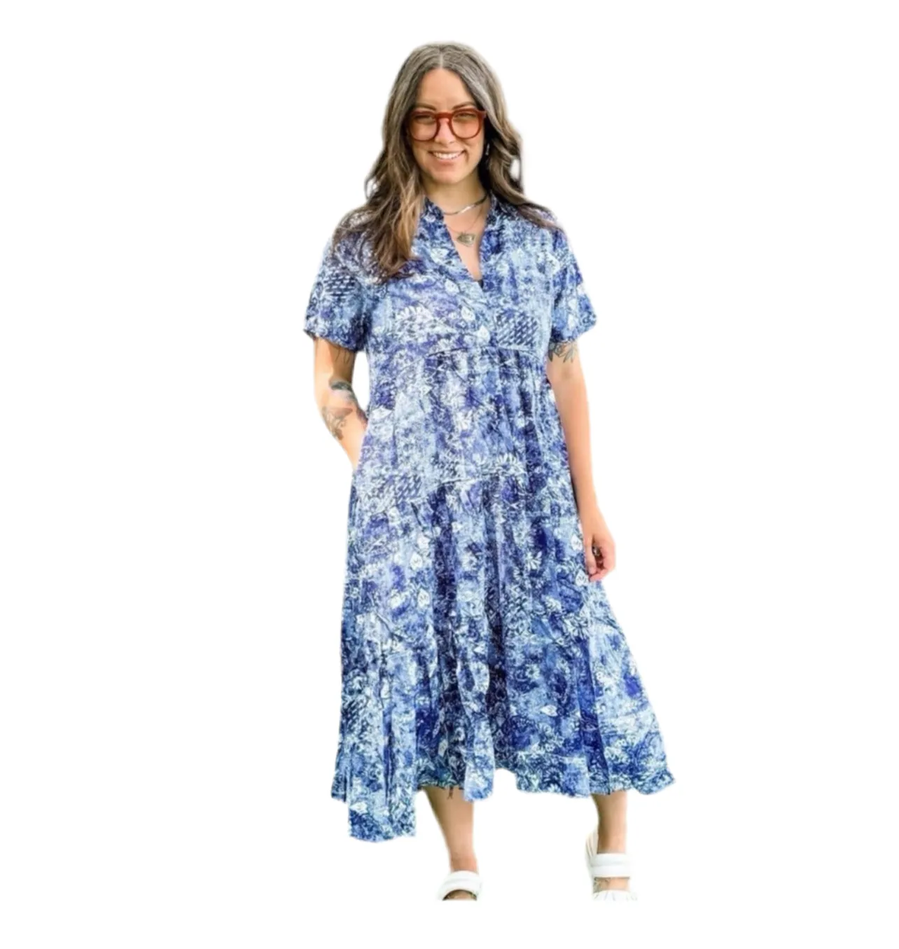 Helene - Blue Boho Tapestry
