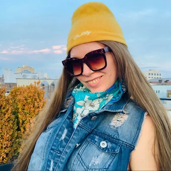 Highway Jeans Plus Distressed Oversized Blue Jacket Vest 2X
