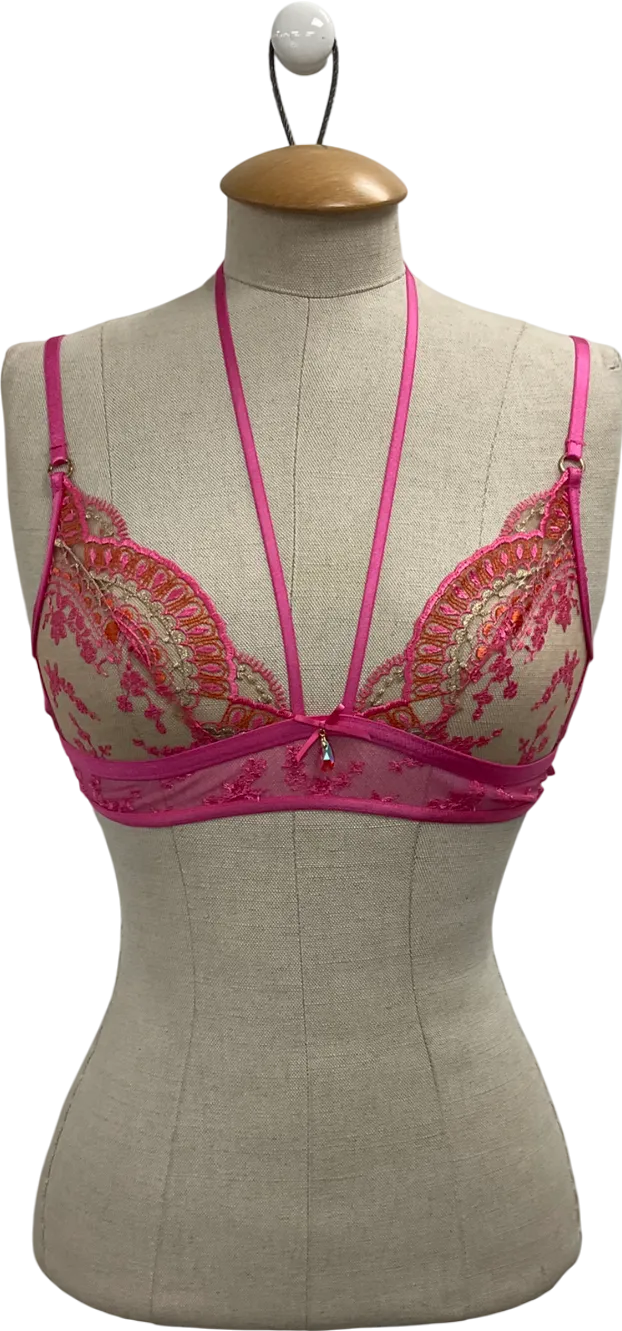 Honey Birdette Pink Meika Bralette UK S