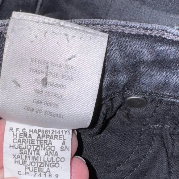 Hudson Jeans Barbara Super Skinny Jeans Gray Size 25