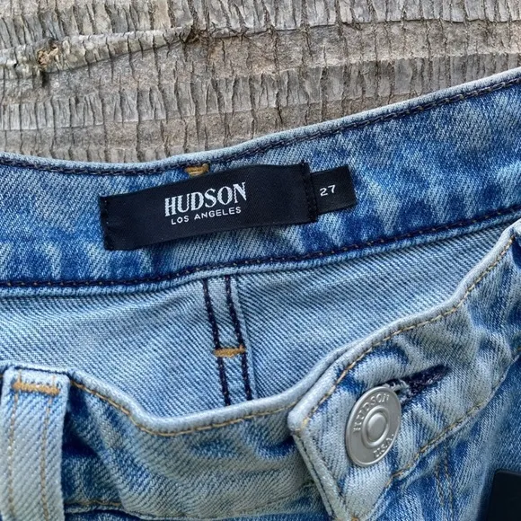 Hudson Jeans High Rise Acid Wash