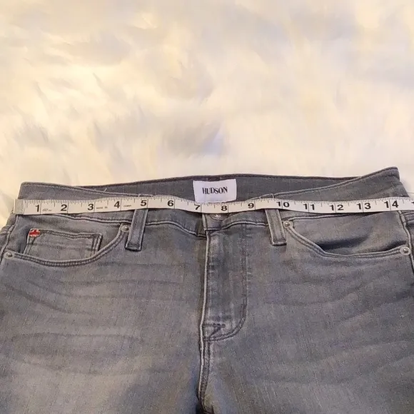 Hudson Natalie Midrise Super Skinny Ankle Jeans