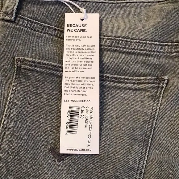 Hudson Natalie Midrise Super Skinny Ankle Jeans