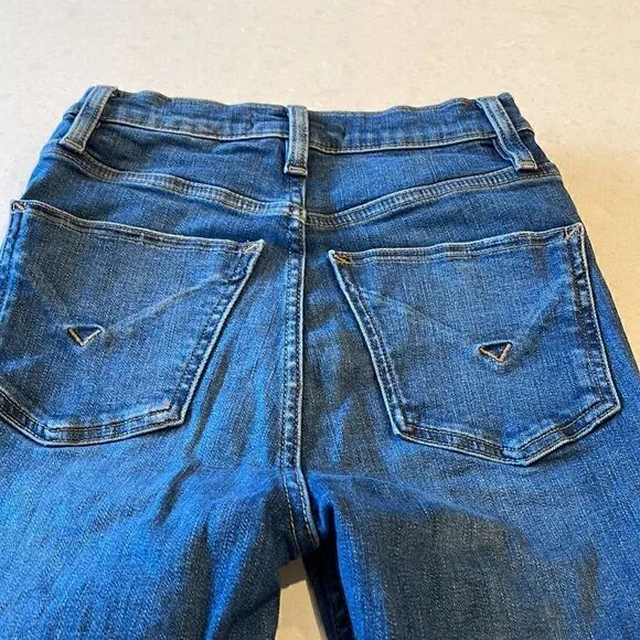 Hudson women’s jeans size 25 centerfold super skinny, zipper on hem, really nice