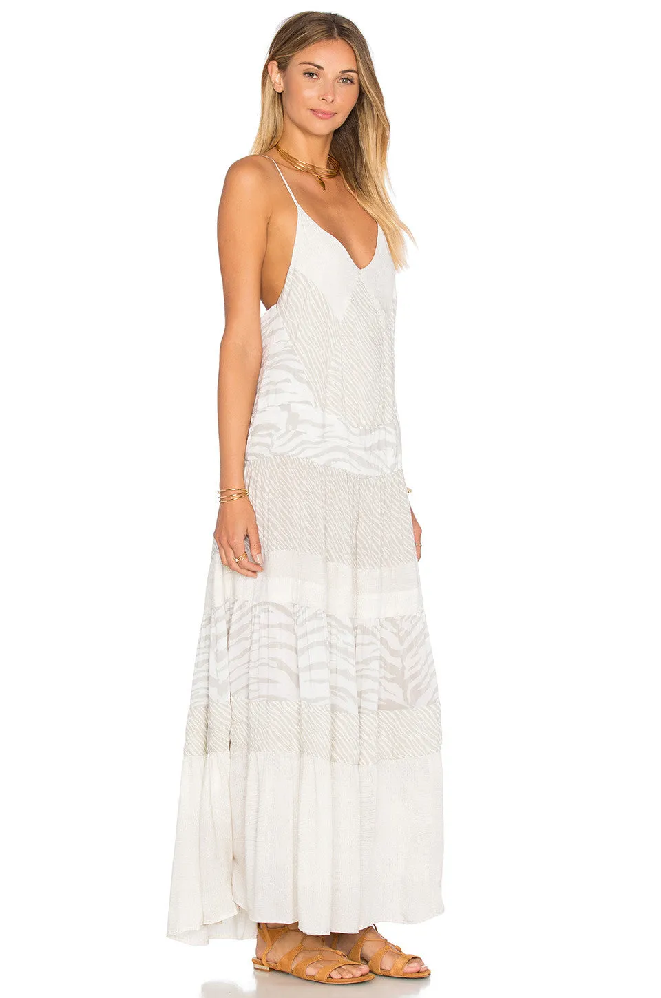 Indah Bailey Maxi Dress | Silver Mix | SALE