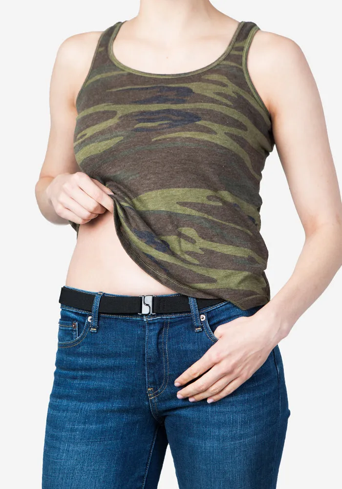 Invisibelt Stretch Skinny Black