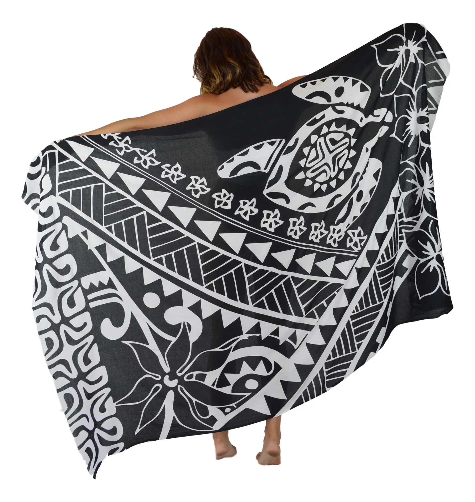 Island Style - Hawaiian Turtle - Black