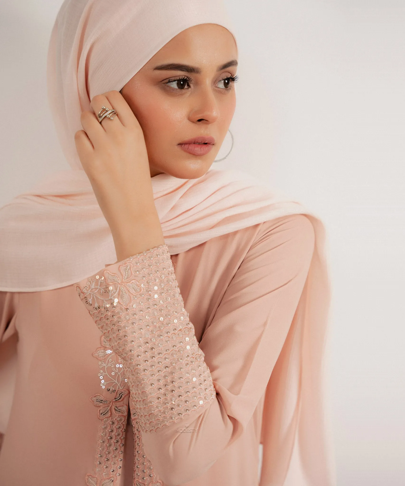 Ivelle Sand Storm Open-Front Dress