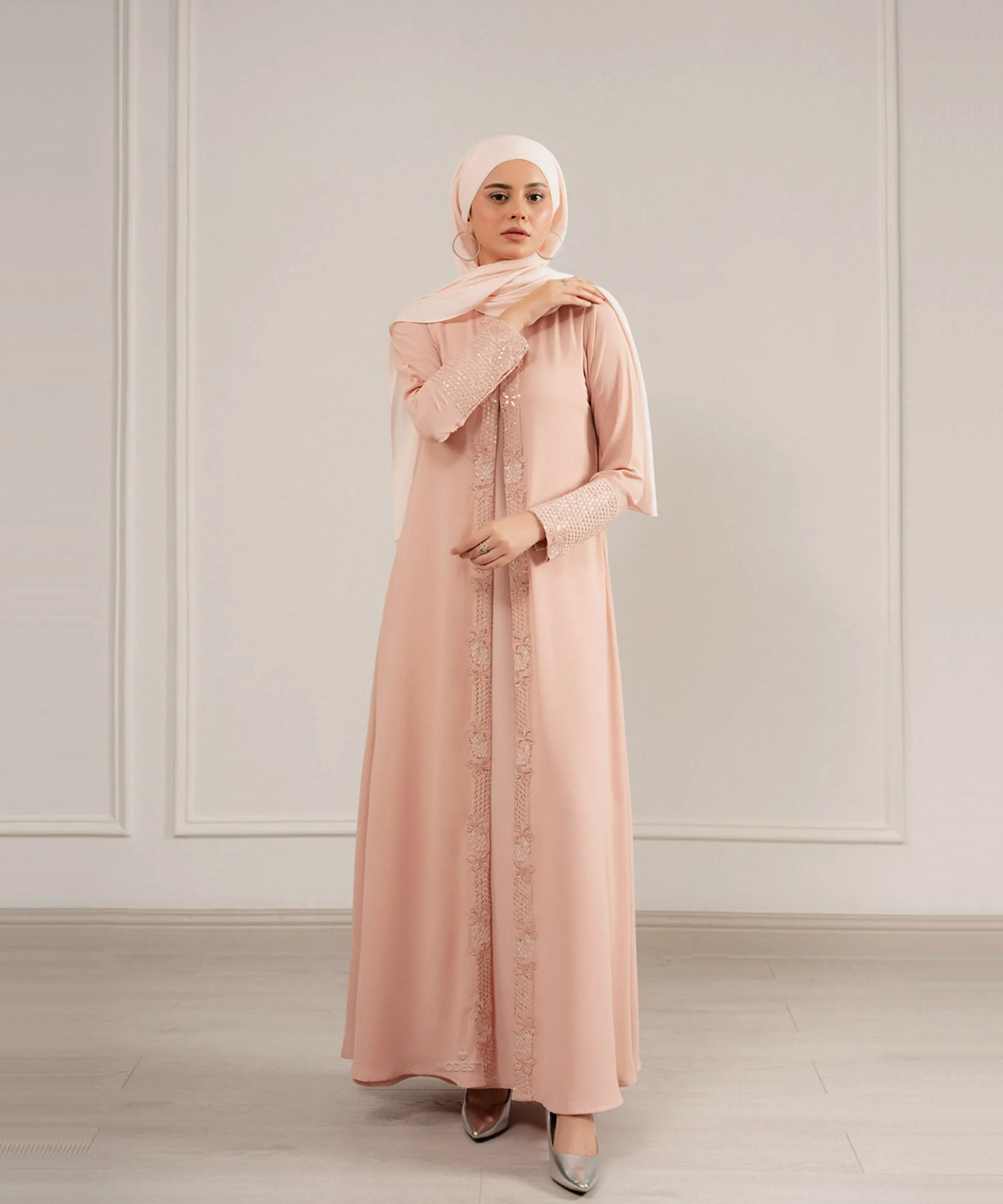 Ivelle Sand Storm Open-Front Dress