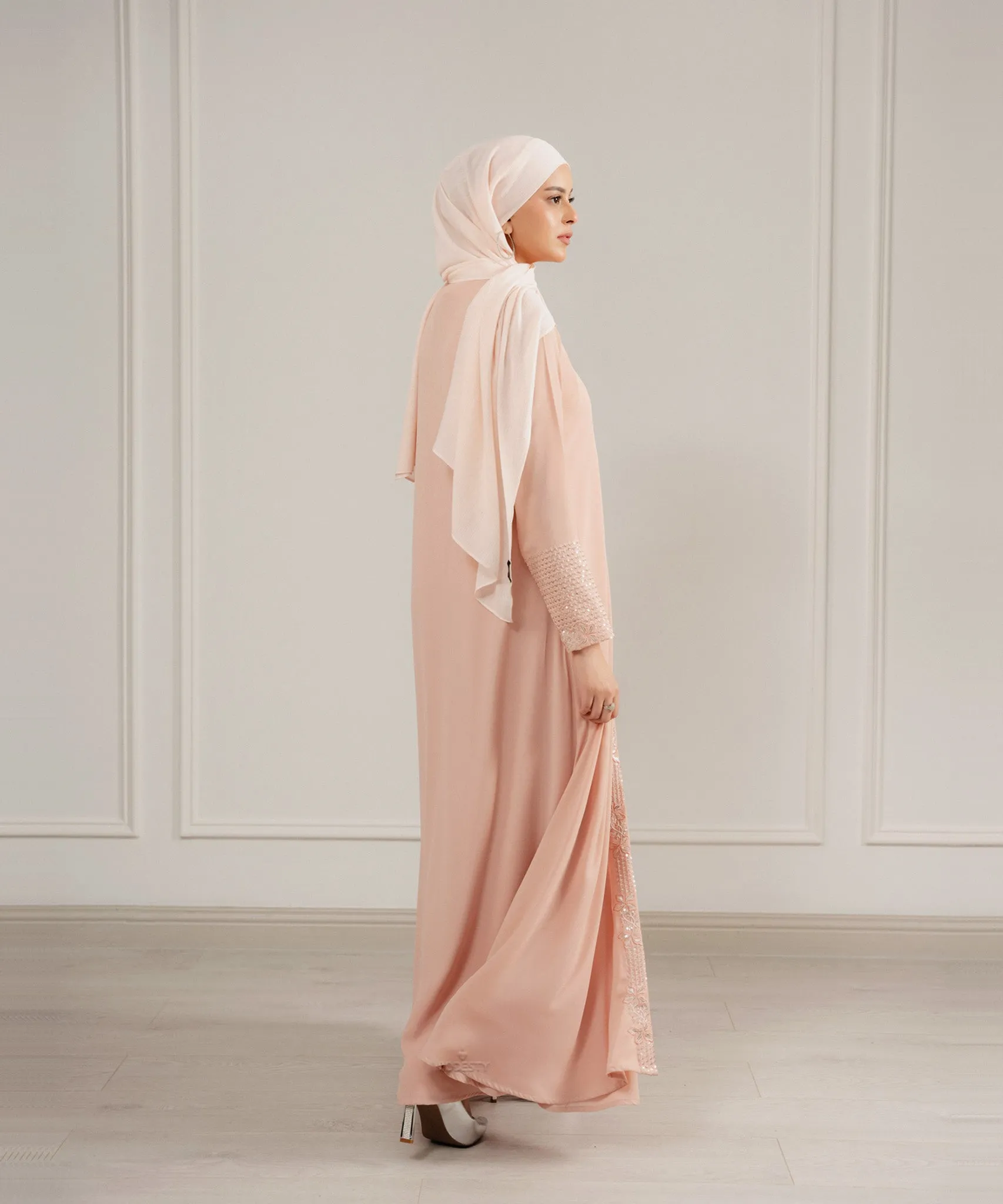 Ivelle Sand Storm Open-Front Dress