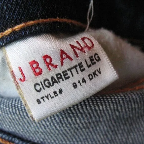 J Brand Blue Cigarette Leg Skinny Jeans