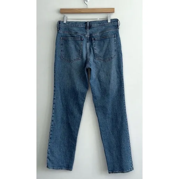 J. Crew Mid-Rise '90s Classic Straight-Fit Jean in Pheasant Wash
