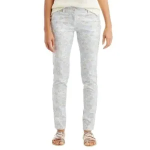 J. McLaughlin Lexi Boa Stretch Skinny Jeans Blue Sand Size 6