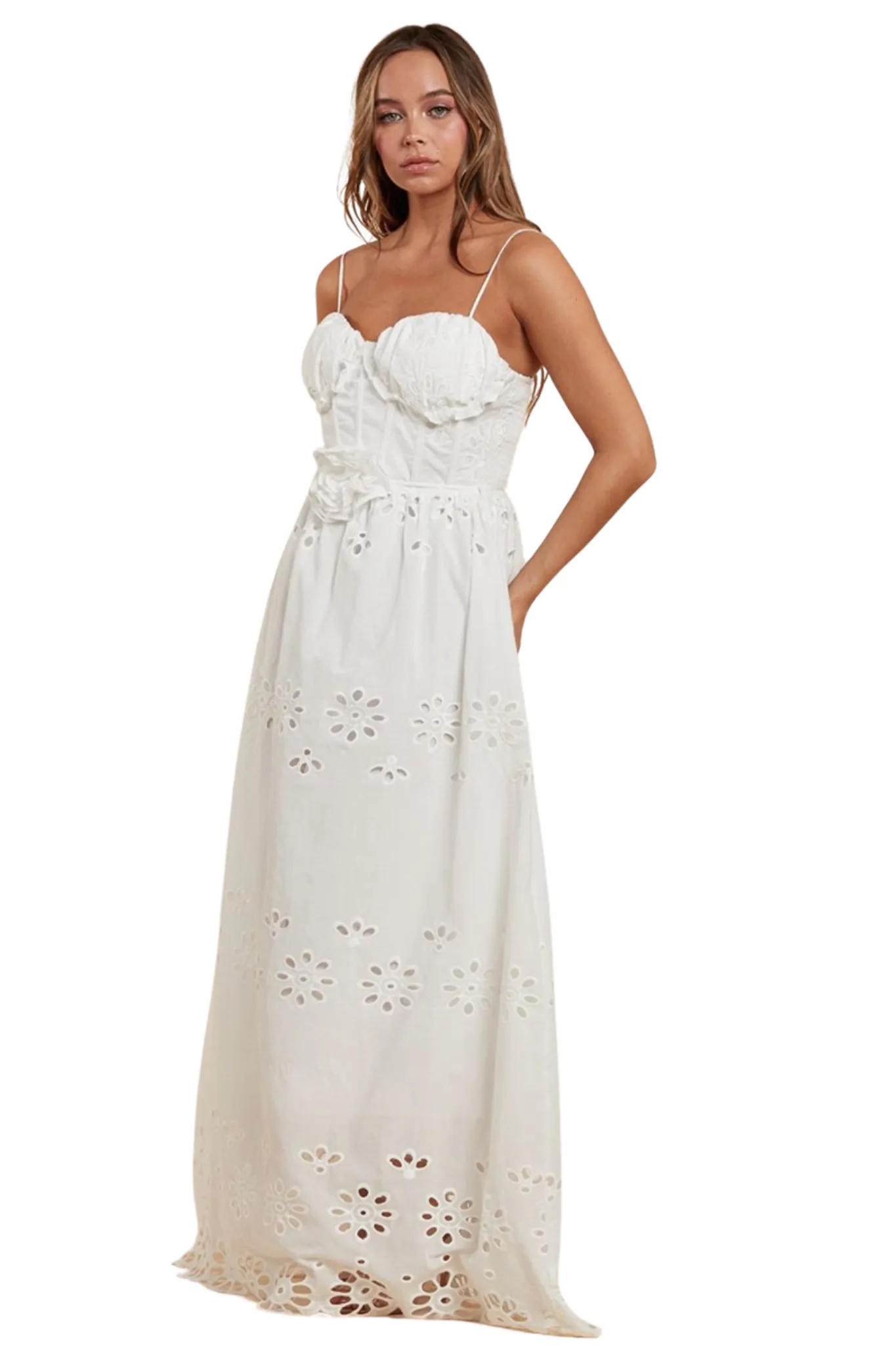 Jaime Lace Off Shoulder Dress