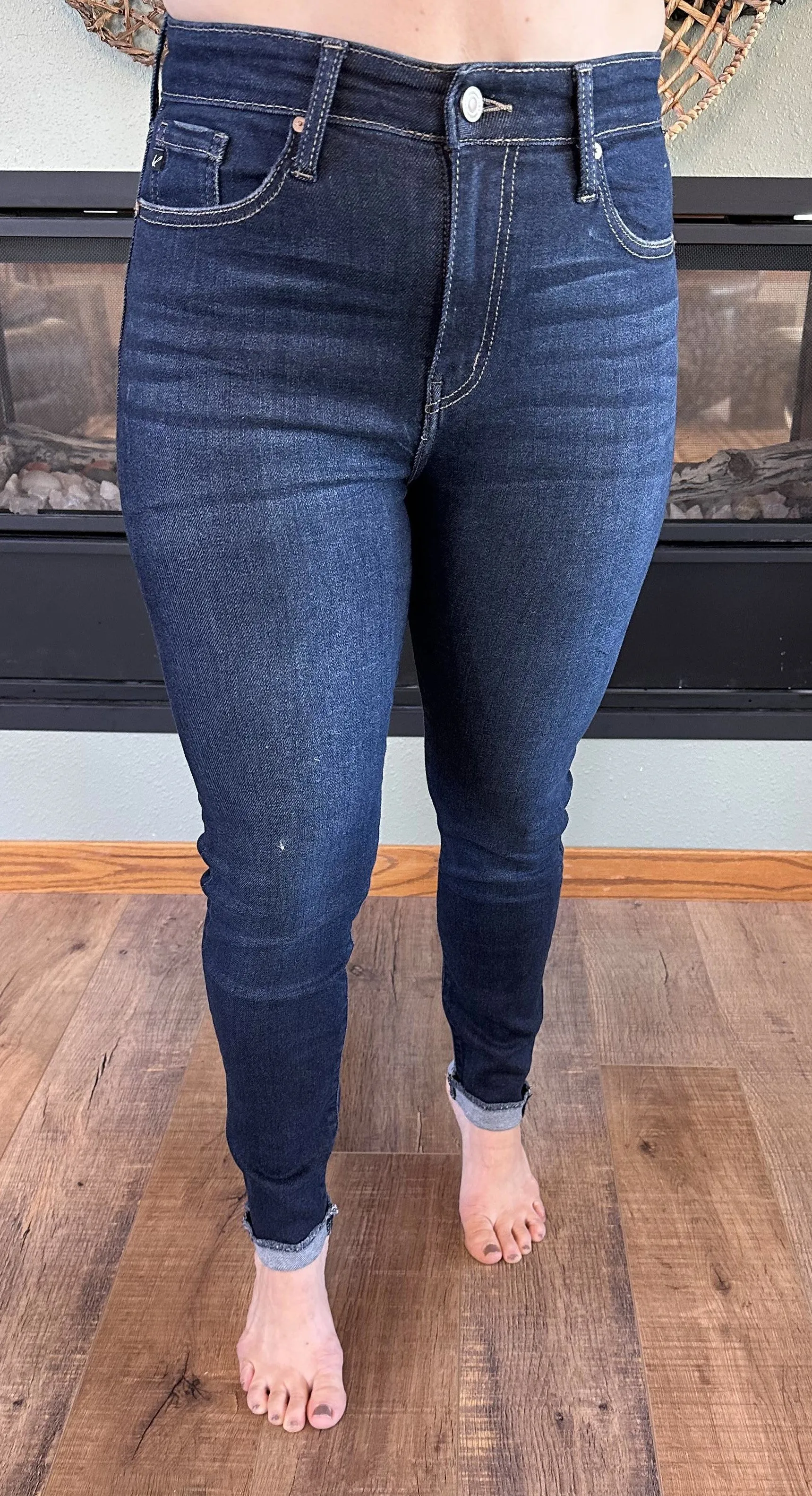 Janice High Rise Cigarette Leg Jeans