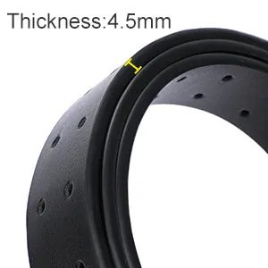 JASGOOD Double Prong Belt for Men PU Leather Work Belts for Jeans 2 Hole Leather Belts for Men-Casual Leather Belt for Pants