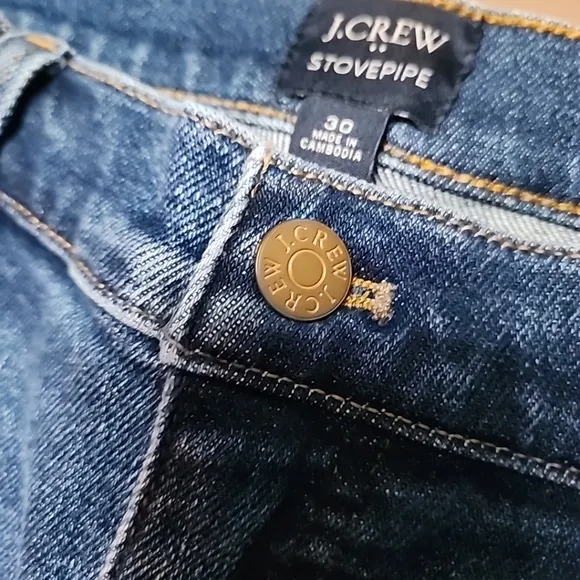 Jcrew Stovepipe straight leg jeans