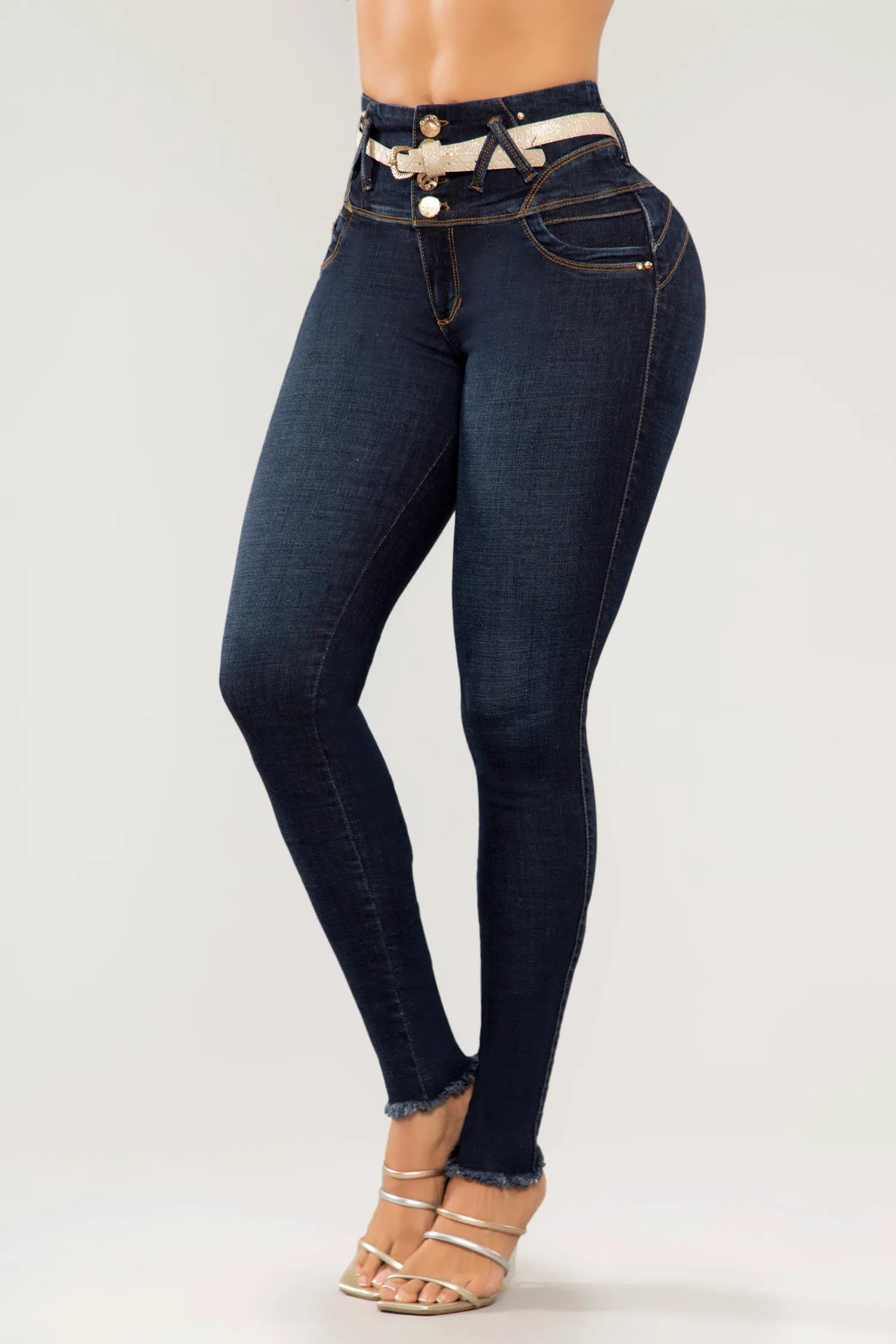 JEANS COLOMBIANOS PUSH UP AZUL 6683