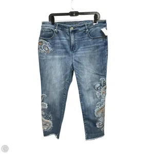 Jeans Skinny By Chicos In Blue Denim, Size: 14