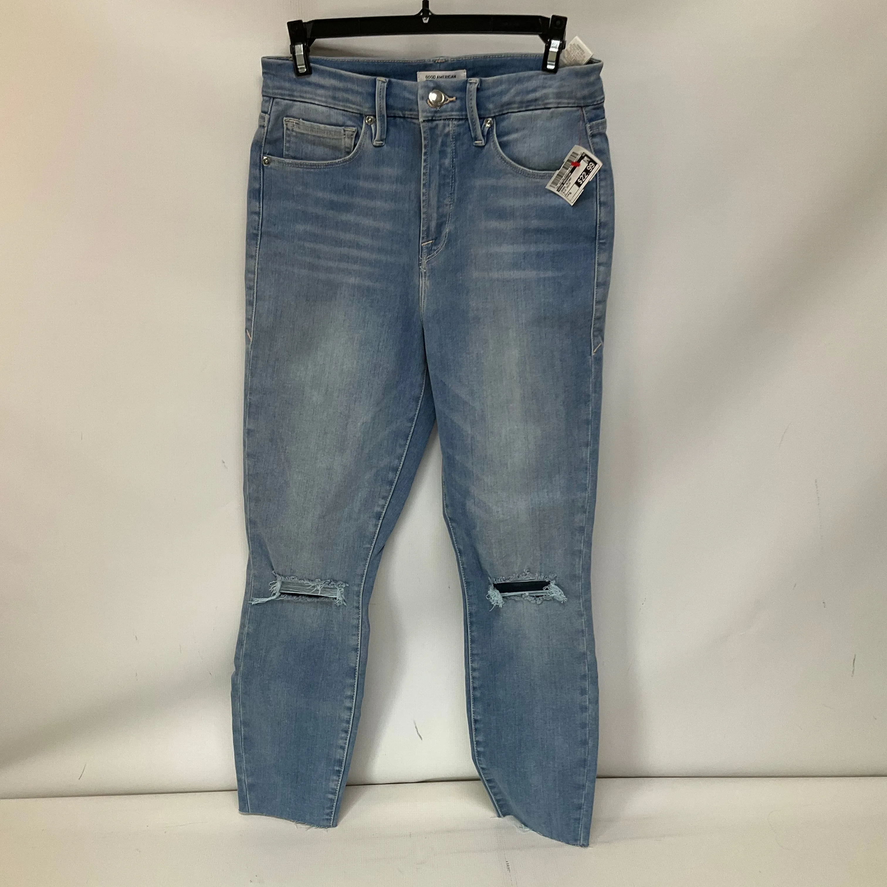 Jeans Skinny By Good American In Blue Denim, Size: 6