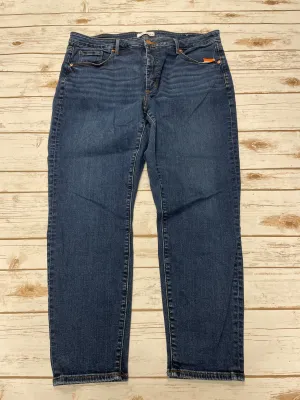 Jeans Skinny By Loft In Blue Denim, Size: 14