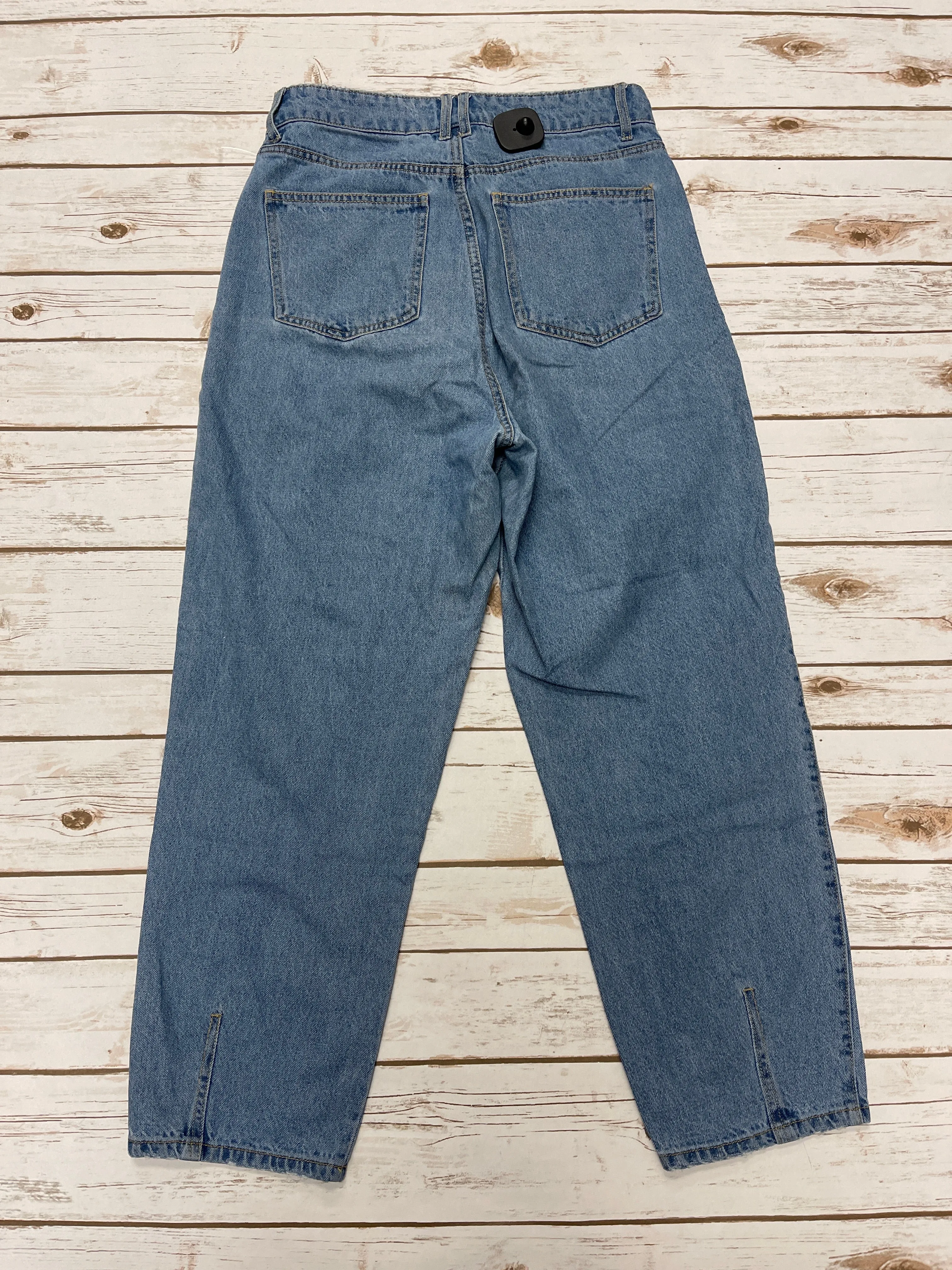 Jeans Straight By H&m In Blue Denim, Size: 8