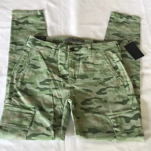 Joe’s Jeans Skinny Ankle Cargo Camo Jeans