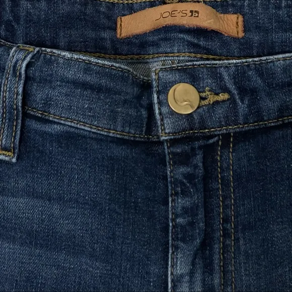 JOE’S JEANS The Smith mid rise straight ankle dark wash embroidered [32]
