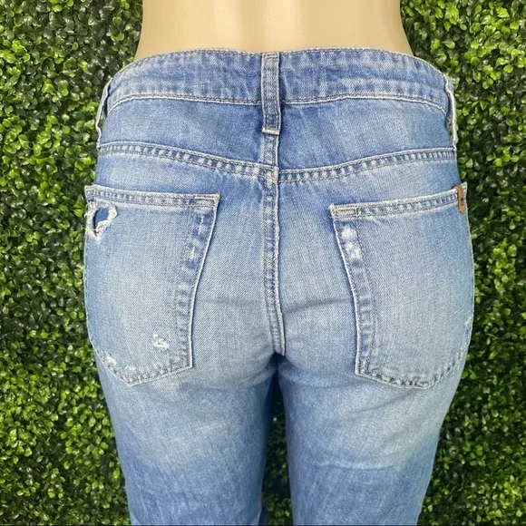 Joes ripped boyfriend jeans size 27