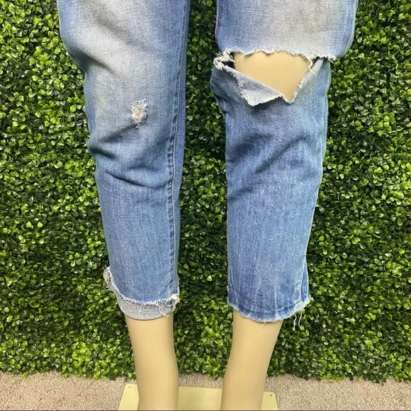 Joes ripped boyfriend jeans size 27