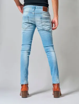 JOHNNY SKINNY JEANS IN LIGHT BLUE - Man