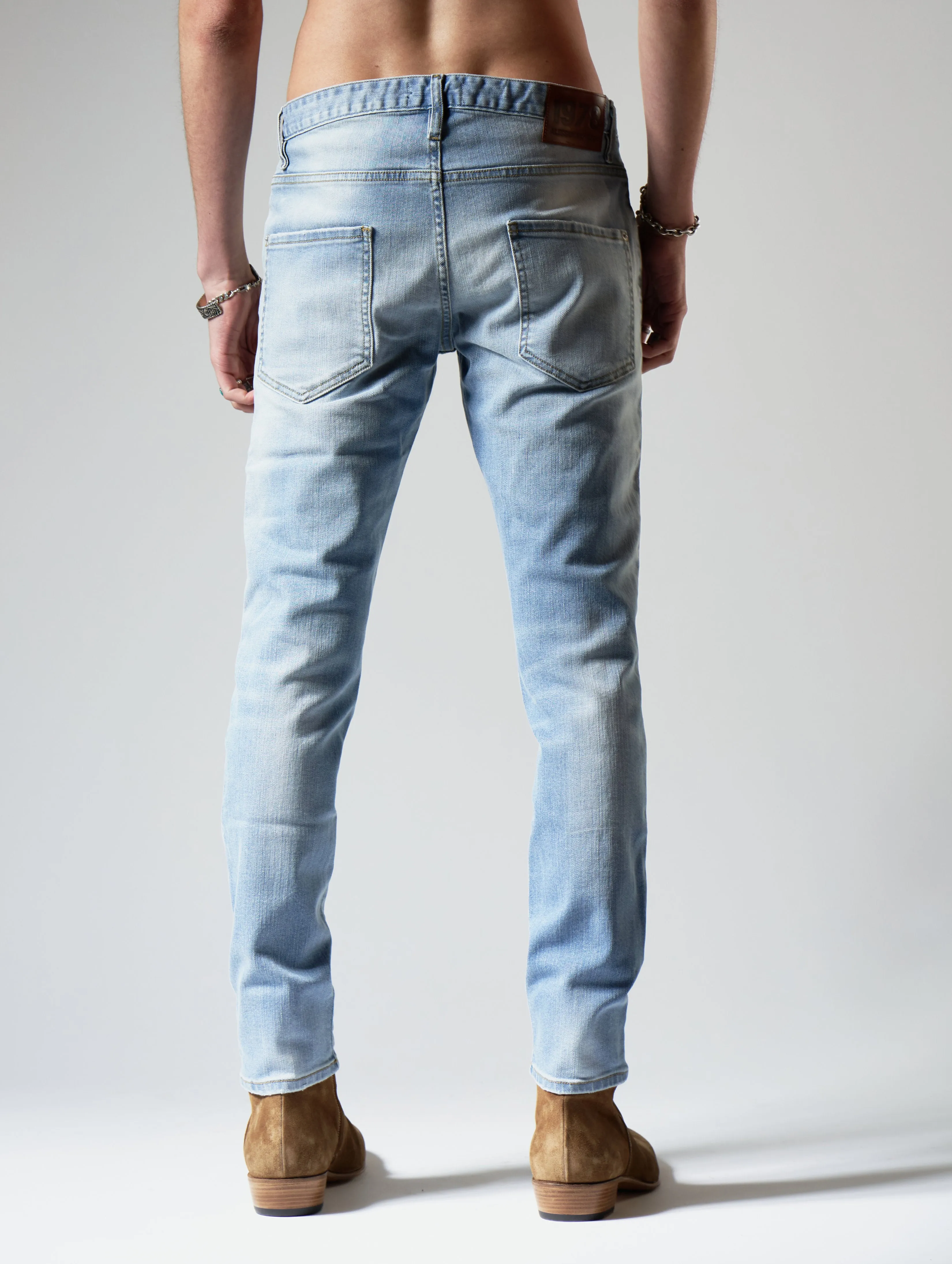 JOHNNY SKINNY JEANS IN LIGHT BLUE - Man