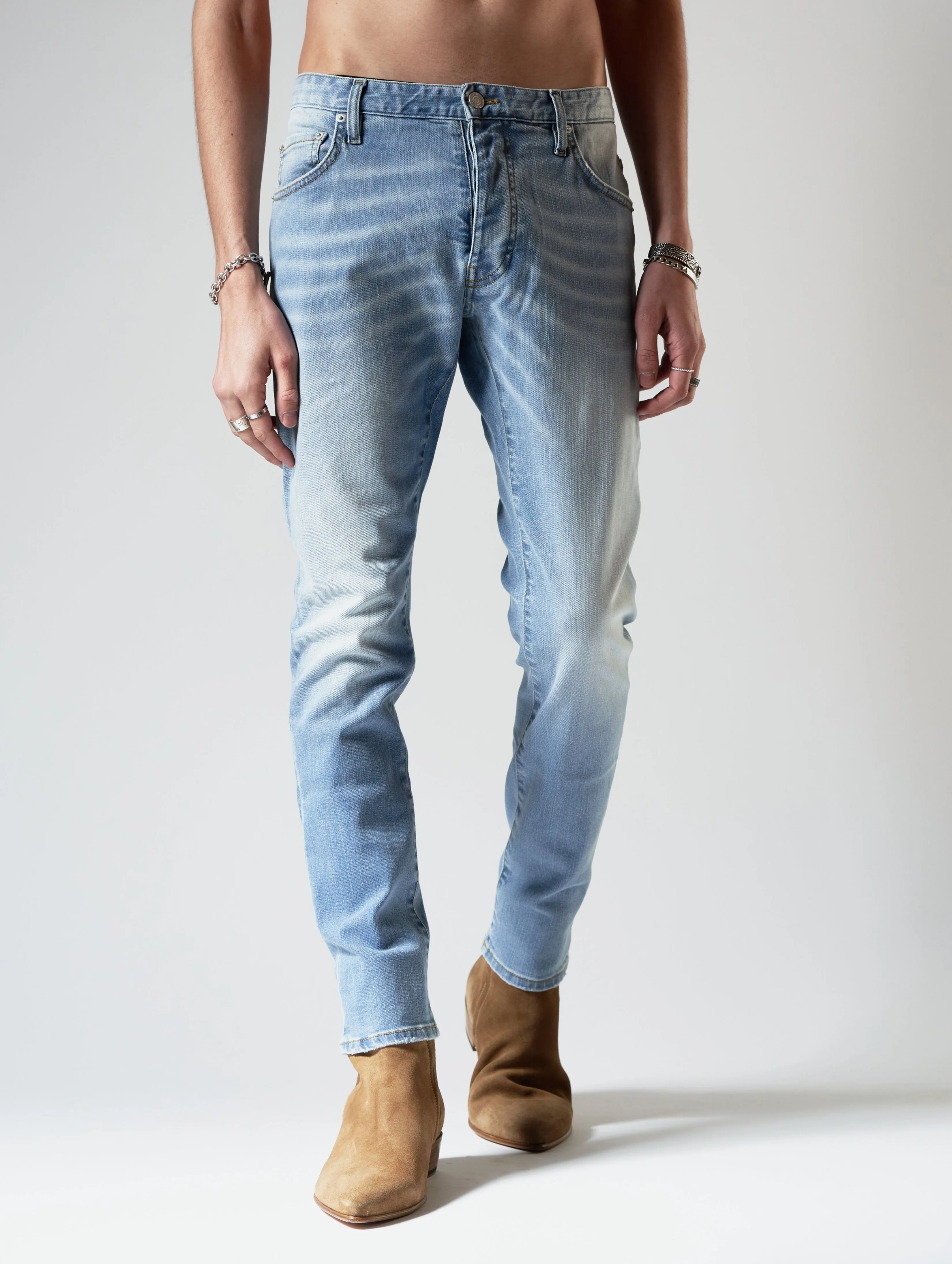 JOHNNY SKINNY JEANS IN LIGHT BLUE - Man